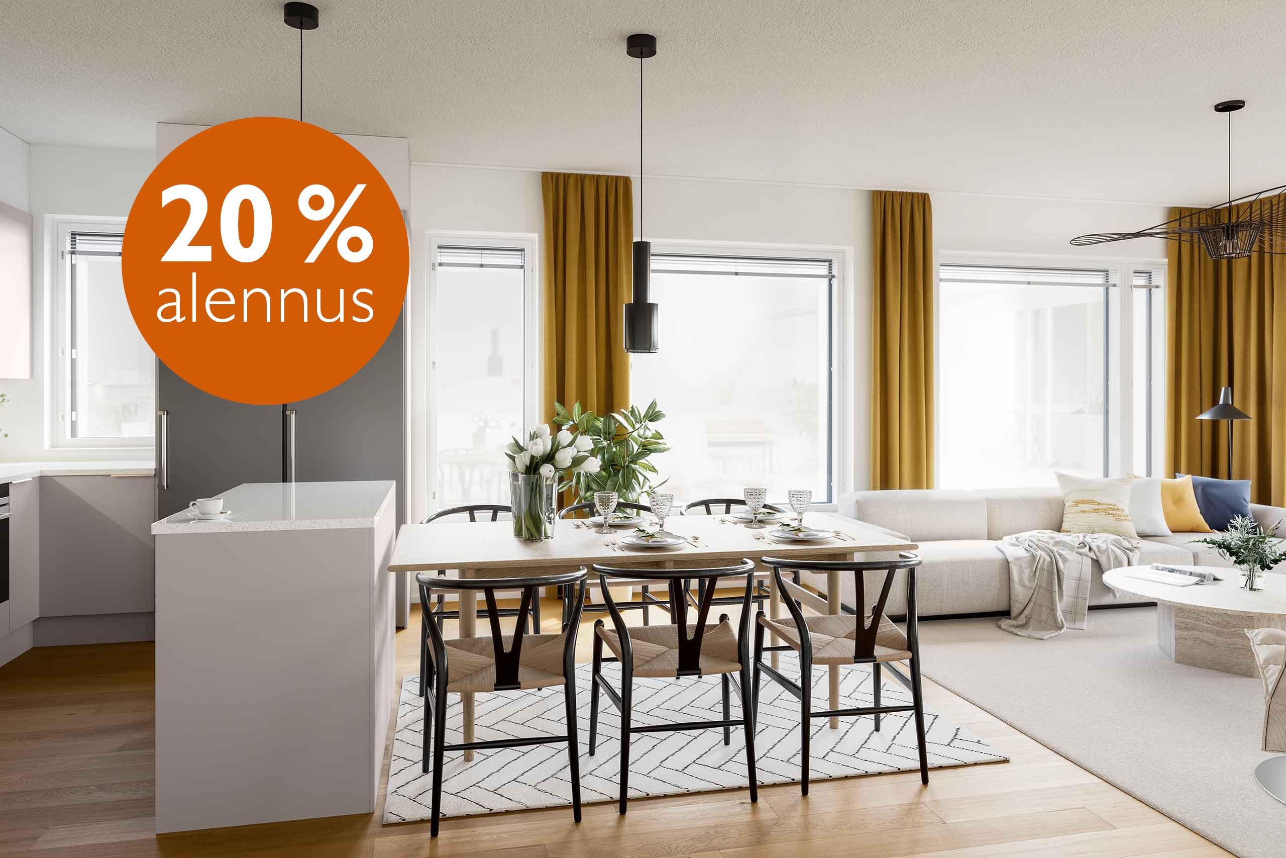 A12 asunnon hintaa laskettu