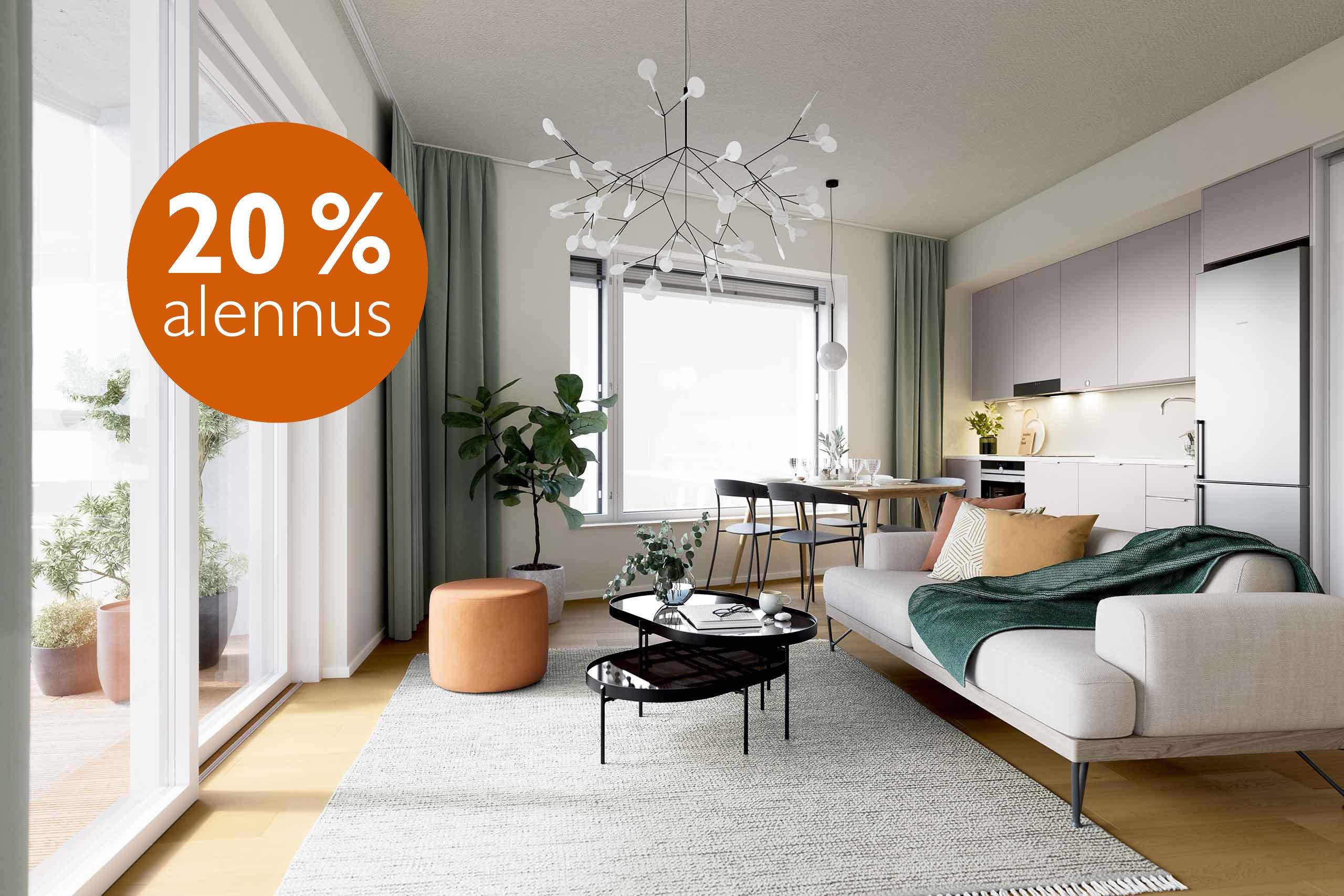 A14 asunnon hintaa laskettu