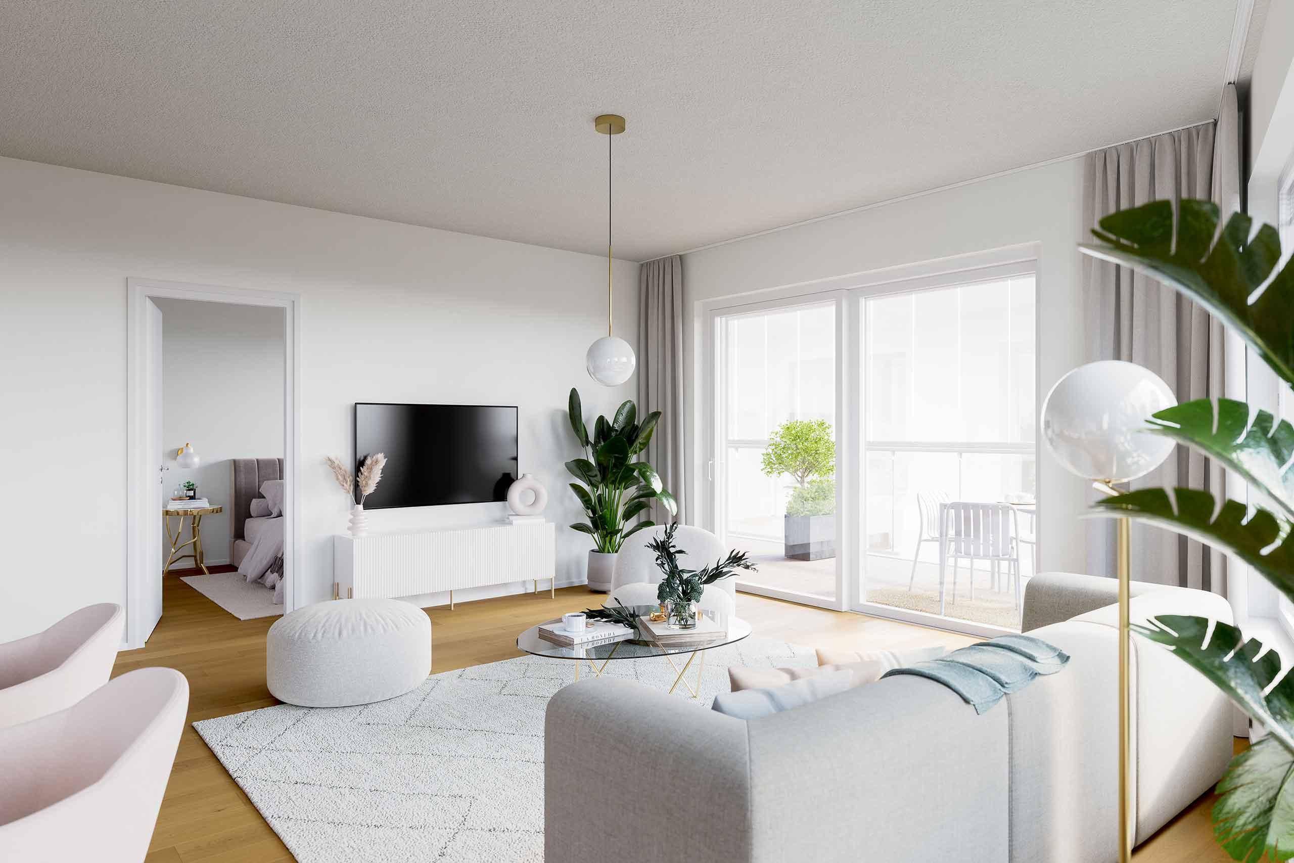 Havainnekuva Halkopiipunkallion asunnosta