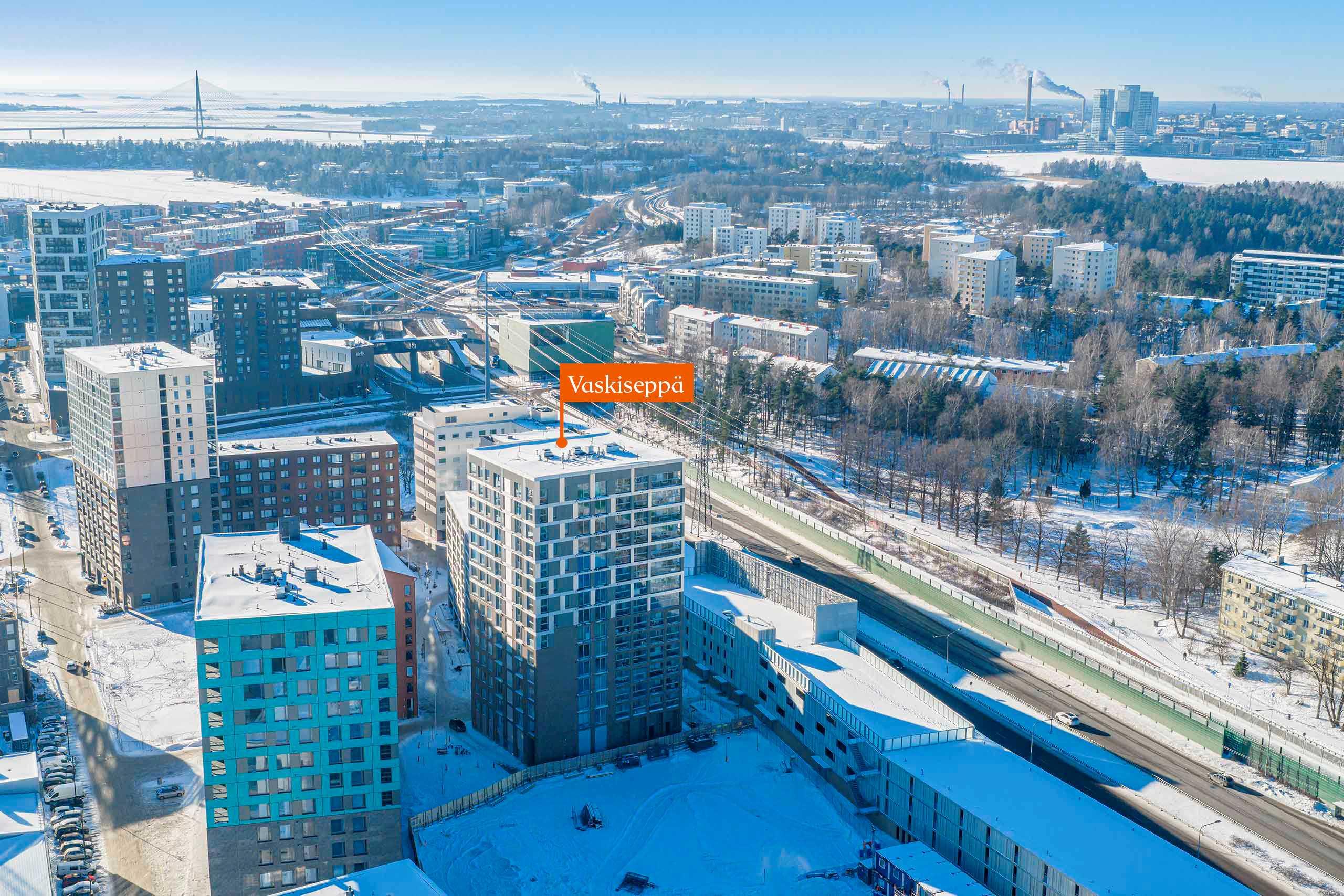 Vaskiseppä on muuttovalmis kohde uudessa Sohlberg-korttelissa