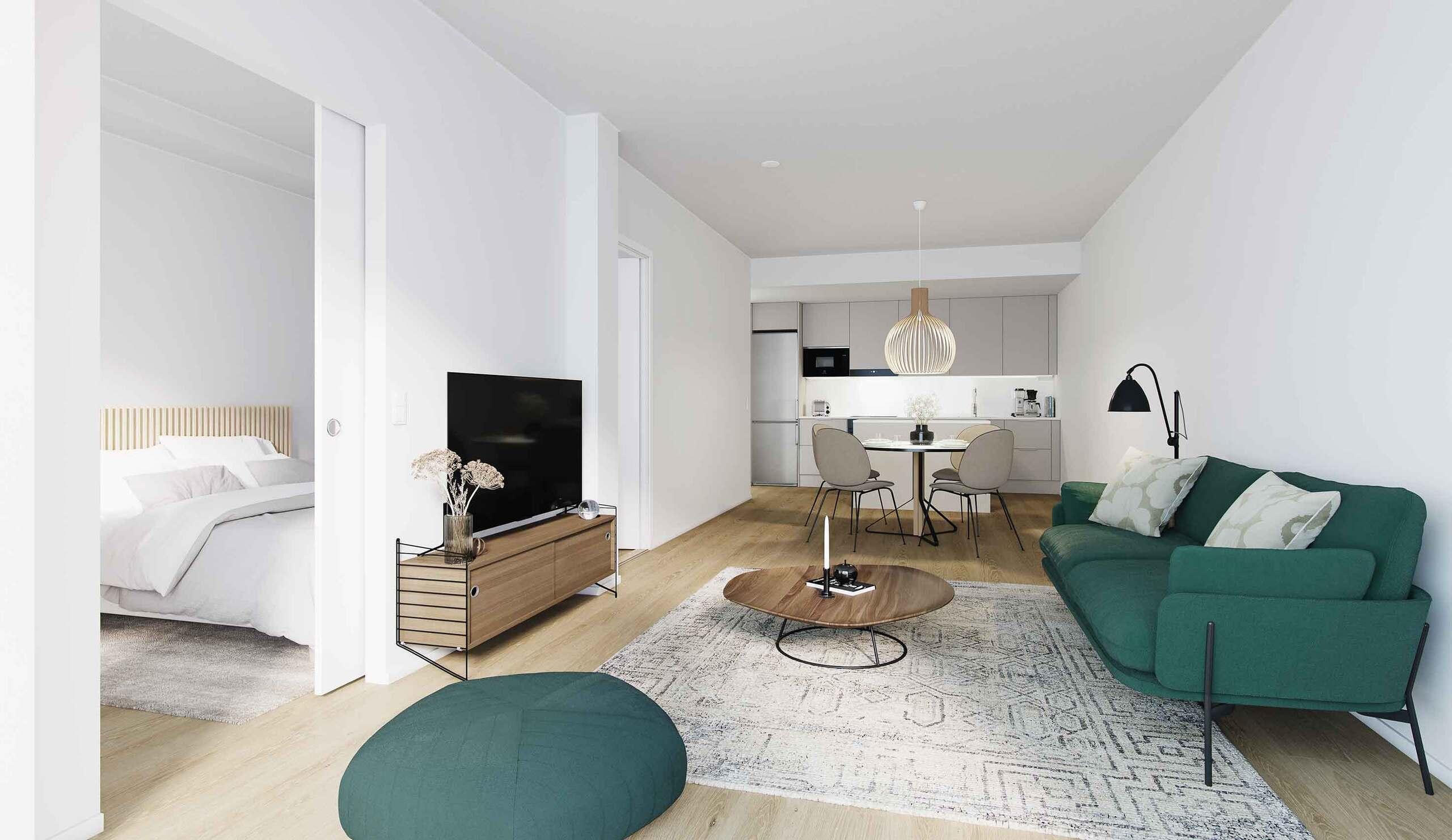 Havainnekuva asunnosta