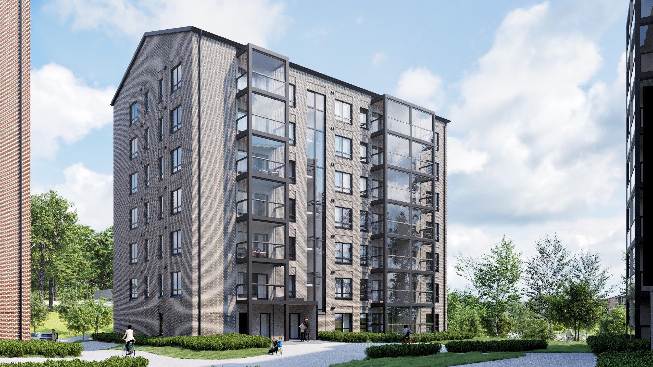 Nuijamiestentie 12 Kartanonranta Ulkovisualisointi