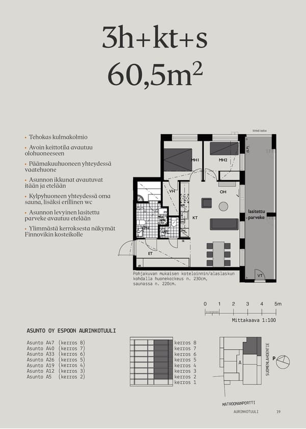 A5, A12, A19, A26, A33, A40, A47