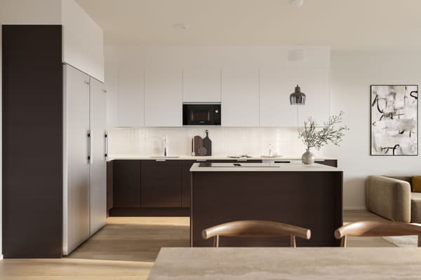 Visualisointikuva Vellamonneidon asunnosta