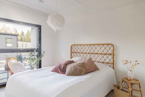 Ruokon esittelyasunnon makuuhuone