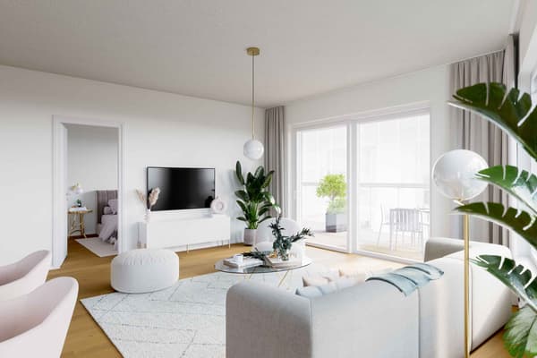 Havainnekuva Halkopiipunkallion asunnosta