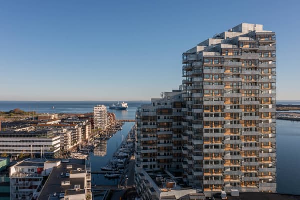 JM Buildings At Docks In Malmö, Sweden Fotocred JM