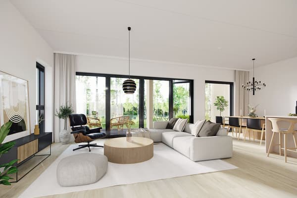 Havainnekuva Tesomajärven Villojen asunnosta